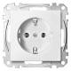 Merten MEG2301-0619 SCHUKO-Steckdose StK polarweiß System M