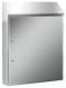 Rittal 1316600 HD Compact enclosure, WHD: 810x1050(H1)x1221(H2)x300 mm, Stainless steel 1.4301, with mounting plate, with hinged door and silicone seal