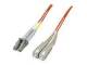 INTELLINET 470353 Fiber Optic Fiber optic cable, duplex, multimode LC / SC, 50/125 micron, OM2, 1m, orange
