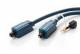 Clicktronic 70365 Opto-Kabel-Set - optisches Digitalkabel für Audiodaten inklusive 3,5 mm Adapter