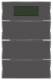 Berker 75663775 Tastsensor 3-fach mit RTR Display K.1 anthrazit
