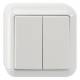 Merten MEG3115-8719 Serienschalter 1-polig polarweiß Aufputz
