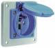 Bals 71121 Schutzkontakt-Anbausteckdose gerade 16A 3p 250V IP44