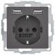 Berker 48031606 Steckdose SCHUKO/USB B.3 anthrazit mt.