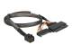 DELOCK Kabel SFF-8643 -> U.2 SFF-8639 + SATA 15Pin 0.50m