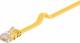 Goobay 96402 CAT 6 Flach-Patchkabel, U/UTP, Gelb - Kupfermaterial