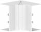 Ggk 18305 Internal corner for wall duct, BR3 IEV (joint) 60x130/80, 9010, + / -10 °