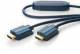 Clicktronic 70088 Aktives HDMI™ Kabel mit Ethernet - Verbindungskabel mit Signalverstärkung für Full HD und 3D‐TV