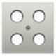 Jung ES2990-4SAT1 Cover for 4-hole satellite TV, ES 2990-4 SAT1 stainless steel