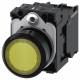 Siemens 3SU11020AB301BA0 Drucktaster beleuchtet 22mm rund gelb Knopf 1S AC/DC 24V