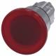 Siemens 3SU10511BA200AA0 mushroom push button illuminated 22mm round red 40mm