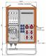 Walther-Werke WV0533R1 Walther distribution cabinet 138kVA 3 RCDs type B RCD type A 10 LS 6