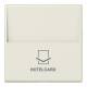 Jung A590CARD hotel card switch without button insert series AS white