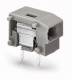 WAGO 235-551 2-wire single terminal for circuit boards 0.25-0.75 sqmm gray