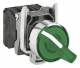 Schneider Electric XB4BK123B5 Schneider Leuchtwahlschalter 1S+1Ö gn LED 24VUC 2St. 90° Knebel kurz