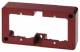 Berker 10300062 Aufputz-Rahmen 2f Aufputz Zubehör rot glänzend