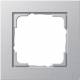 GIRA 021125 Rahmen 1f Farbe alu E2 1-fach E2