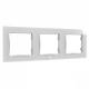 Shelly Flush-mounted accessories Wall Frame 3 Wall switch frame 3-fold White