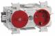 Hager GS12013020 Steckdose/Feinschutz Wago frontrastend vrot