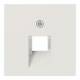 Jung A569-1PLUA Abdeckung für IAE/UAE 1x8polig Serie AS weiß