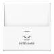 Jung A590CARDWW Hotel card switch A 590 CARD WW, alpine white for illuminated pushbutton