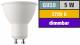 Muellerlicht ETT-1451842 LED-Strahler, GU10, 5W, 345lm, 2700K, warmweiß, SWITCH DIM 100/55/15%