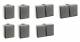 McPower “Secure Workshop” wet room set, 7 pieces, gray, IP44