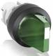 ABB M3SS3-11G Leuchtwahlschalter-Vorsatz grün, C mit Rückzug nach B