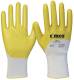 Cimco 141273 Nitril Größe 9/L gelb/weiß Arbeitshandschuhe