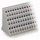 WAGO 737-104 Dreistock-Klemmenleiste für Leiterplatten 0,08-2,5 qmm grau