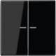 Jung LS10921STRFSW KNX RF button 2f.Duroplast series LS black