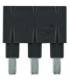 Harting Han ES Press plug-in bridge 1x3 black lengthwise 16A pack of 5 09330009853