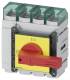Siemens 3LD24051TL13 3LD2405-1TL13 main switch 4p I, at 400V = 132kW rotary drive red / yellow