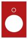 Schneider Electric ZB2BY2931 Schneider Textschild 30x40mm rot Bez.O Metall D22mm