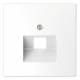 Merten MEG4521-6035 central plate UAE insert 1-fold lotus white