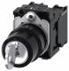 Siemens 3SU11004BL111NA0 key switch RONIS 22mm round trigger: I+O+II