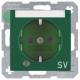Berker 41108913 Steckdose SCHUKO mit Kontroll-LED,Beschriftungsfeld S.1