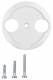 Berker 103920 central piece 2-hole polar white 1039 20 GLASS / PALAZZO for antenna