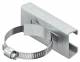 Niedax MIMS 30 F mounting rail D30mm fire-resistant with 1 worm thread clamp