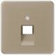 Jung CD569-1UAGB Abdeckung für IAE/UAE 1x8polig gold-bronze