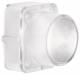 Berker 1221 light signal E10 Hood series clear glass