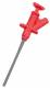 Klemmprüfspitze McPower ''PS 114,3 cm ( 45 Zoll ), 4mm Buchse, rot