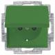 Busch Jaeger 2CKA002013A5390 BJ 20 EUKB-13-914 SCHUKO Steckdose Klappdeckel Bs grün Busch-balance SI