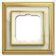 Busch Jaeger 2CKA001754A4633 BJ 1721-838 cover frame, MS polished ivory white, Busch-dynasty frame