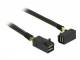 DELOCK SAS Kabel Mini SAS HD -> Mini SAS HD 90° St/St 1.00m