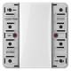 JUNG CD5091TSEM KNX Push-button, 1-gang Extension module Universal