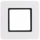 Berker 10116109 Rahmen 1f Q.7 für LEDBeleuchtung durch LED-Modul polarweiß