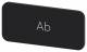 Siemens 3SU19000AC160AE0 label 12.5x27mm black from