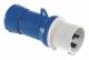 Schneider Electric PKE32M423 Schneider CEE plug screw terminal. 32A 2p+E 200-250VAC IP44