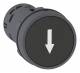 Schneider Electric XB7NA21343 Schneider push button 1S ARROW down flat black Mono D22mm
